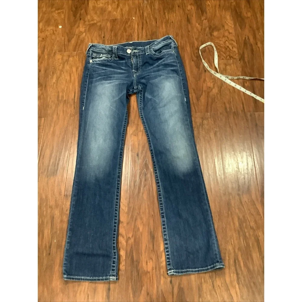 Womens True Religion Jeans 32 Slim Straight